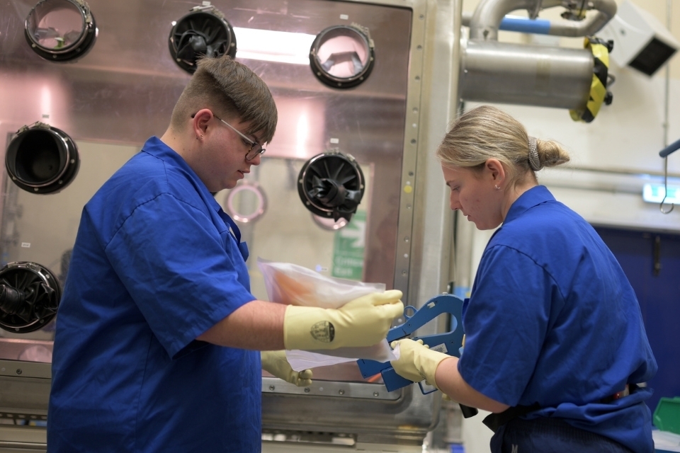 O Sellafield protege o ranking dos dois melhores para aprendizes