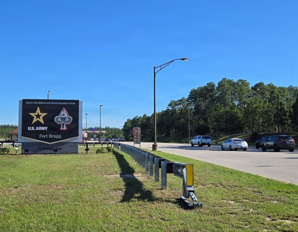 Imagem relacionada à notícia: Fort Bragg para fechar o portão principal Julho 27 para construção