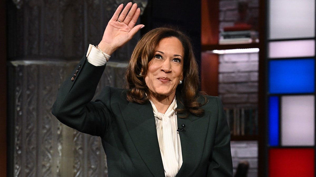 Kamala Harris on The Late Show
