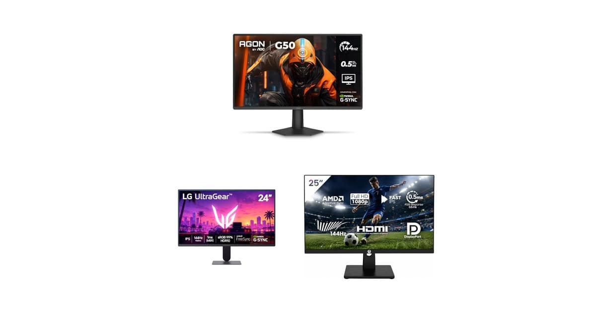 Quer um setup mais competitivo? Confira esta seleção de monitores gamer em promoção na Amazon