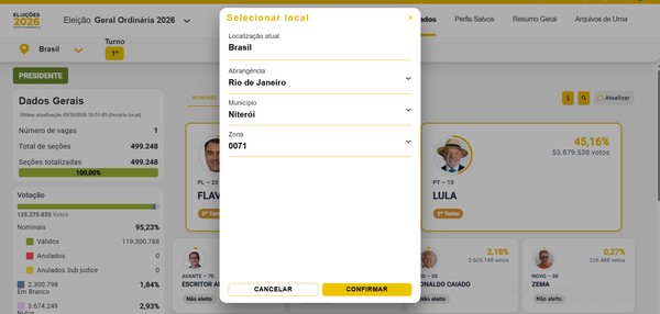 Eleições 2026: onde acompanhar a apuração dos votos pela Internet