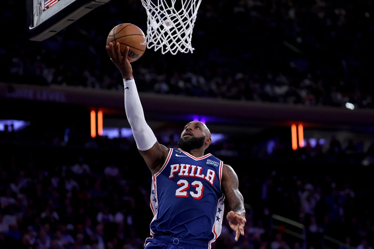 NBA: pelo Philadelphia 76ers, LeBron James tem primeira vitória em estreias