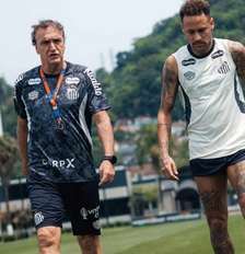 Neymar está confirmado por Cuca para o jogo contra o Flu - Foto: Raul Baretta/ Santos FC. / Jogada10