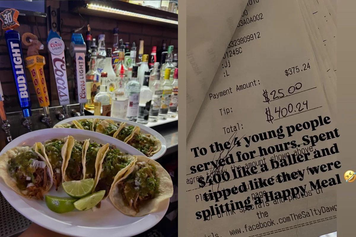 Bar é criticado por expor clientes publicamente pelo valor das gorjetas