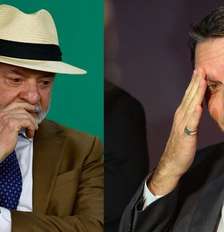 O presidente Lula e o senador Flávio Bolsoanro disputam o segundo turno das eleições presidenciais Foto: Pedro Kirilos/Wilton Junior/Estadão / Estadão