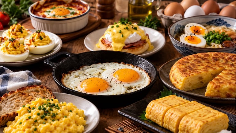 Dia Mundial do Ovo: do frito à omelete japonesa
