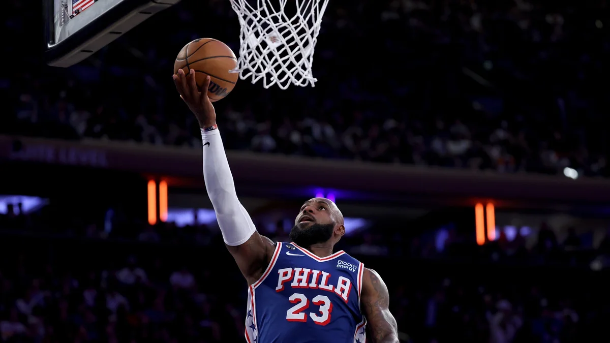 NBA: pelo Philadelphia 76ers, LeBron James tem primeira vitória em estreias
