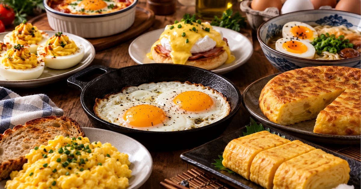 Dia Mundial do Ovo: do frito à omelete japonesa