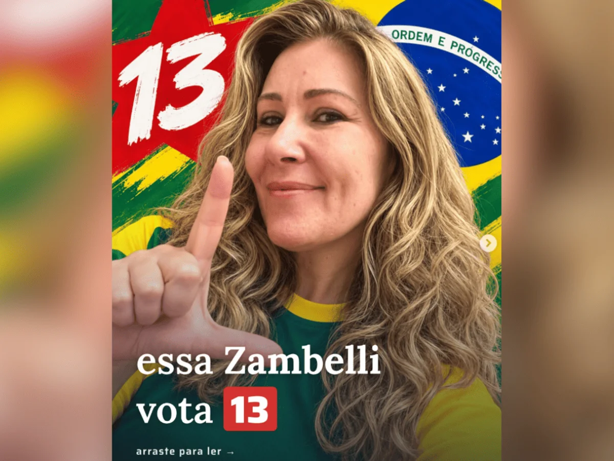 "Sou progressista": irmã da ex-deputada Carla Zambelli anuncia voto em Lula