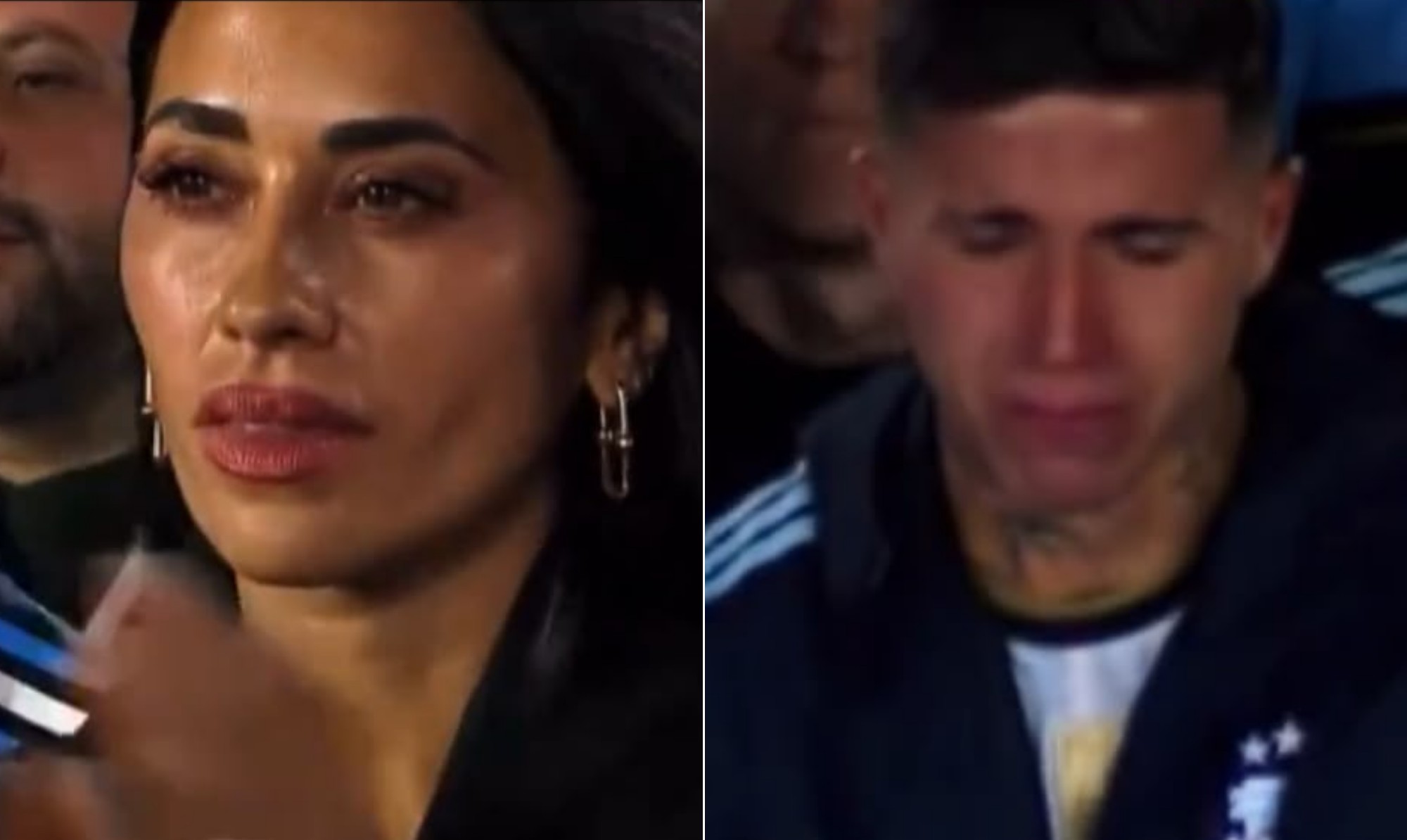 Enzo Fernandez ou Antonela? Web compara choros na despedida de Messi